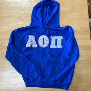 Alpha Omicron Pi stitched hoodie
